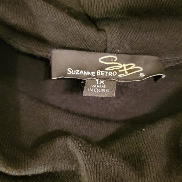 Suzanne Betro - Elegant flowy dress - Animal print - Size 1X - Picture 7 of 10